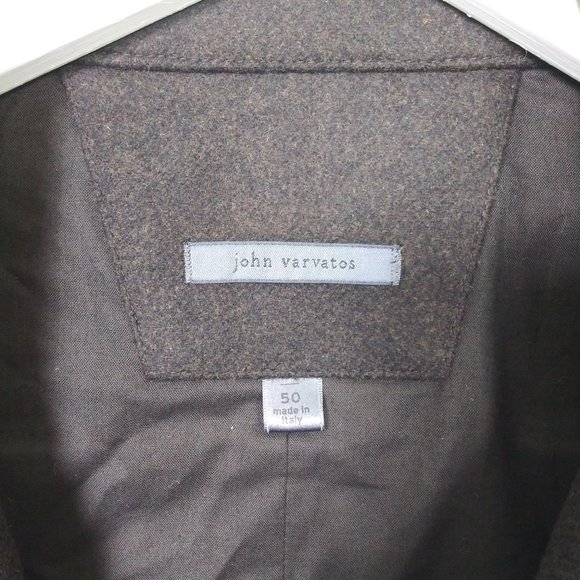John Varvatos Wool Jacket Size 50 Medium Brown - Picture 4 of 11